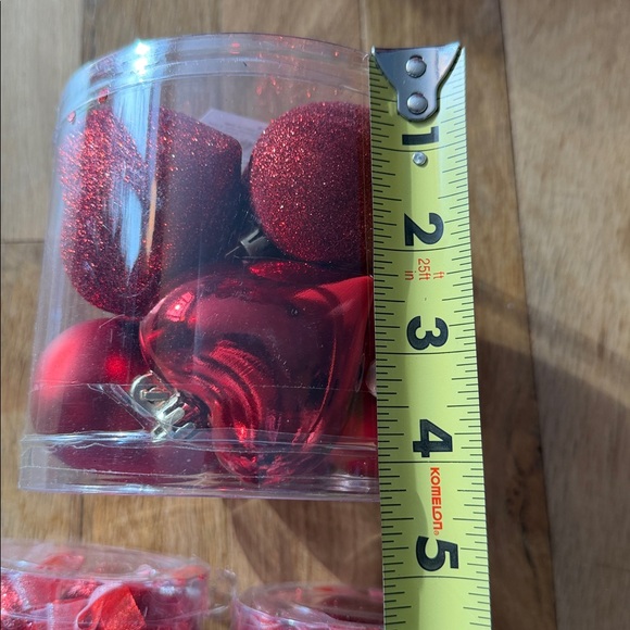 NWT Bundle of 6 Red and Pink Heart Ornaments Sets - 68pcs Total! ❤️💕 - Picture 7 of 11